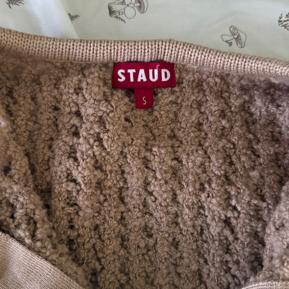 STAUD Staud Lisson Jacket, Tan Camel, size S - Picture 7 of 11